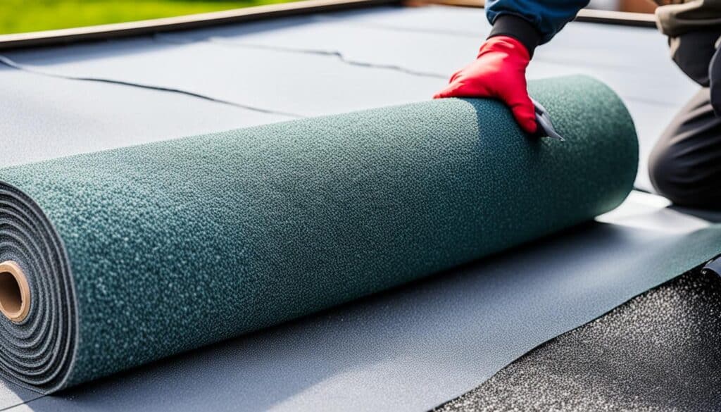 Installation of Felt Underlayment Installation of Felt Underlayment