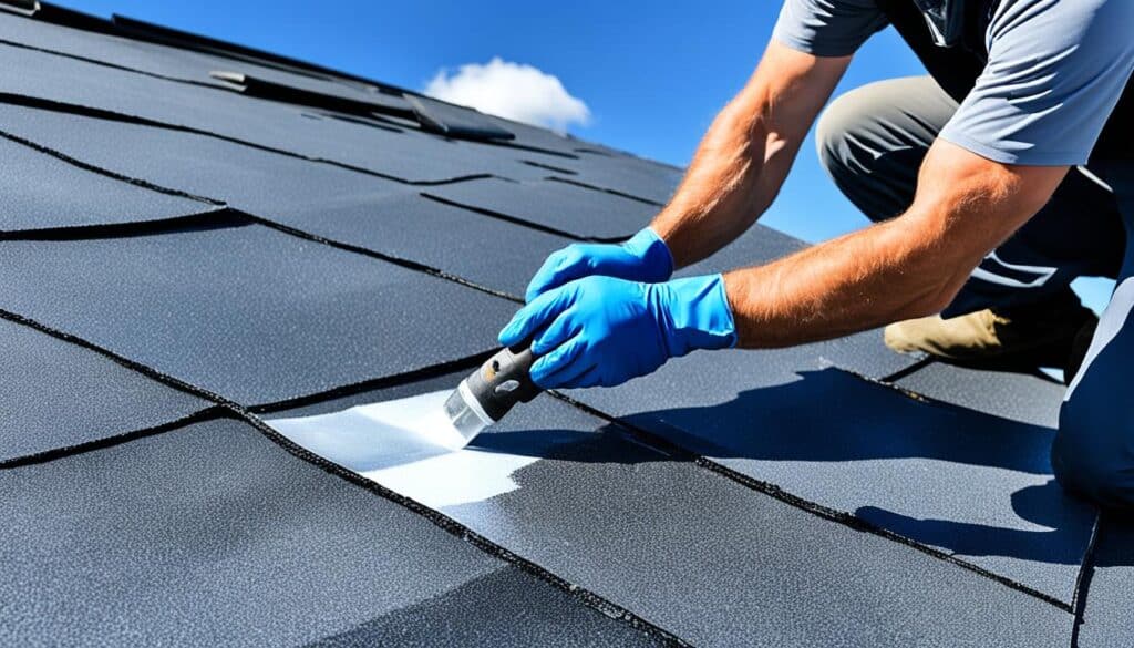 Roofing Sealant Application Roofing Sealant Application